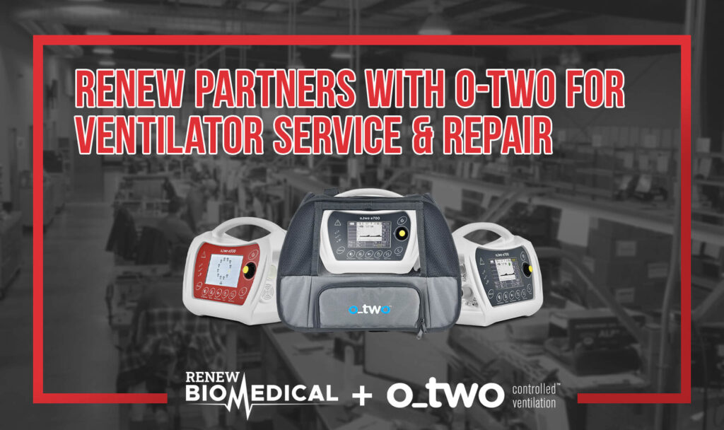 BREAKING: ReNew Partners with O-Two for Ventilator Maintenance, Repair, and Service